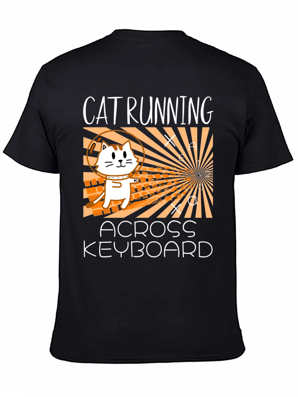 Cat Running Across Keyboard T-Shirt