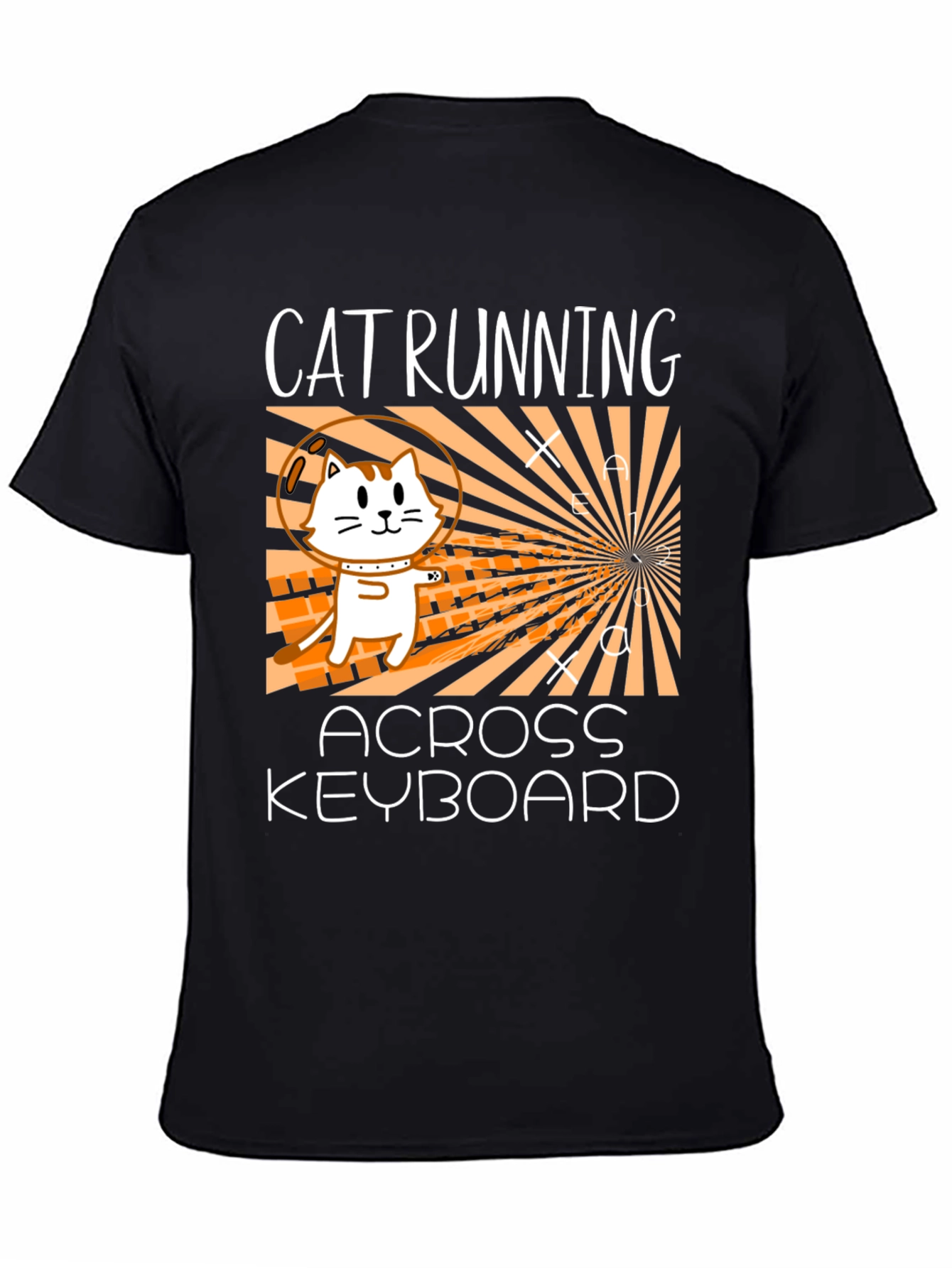 Cat Running Across Keyboard T-Shirt