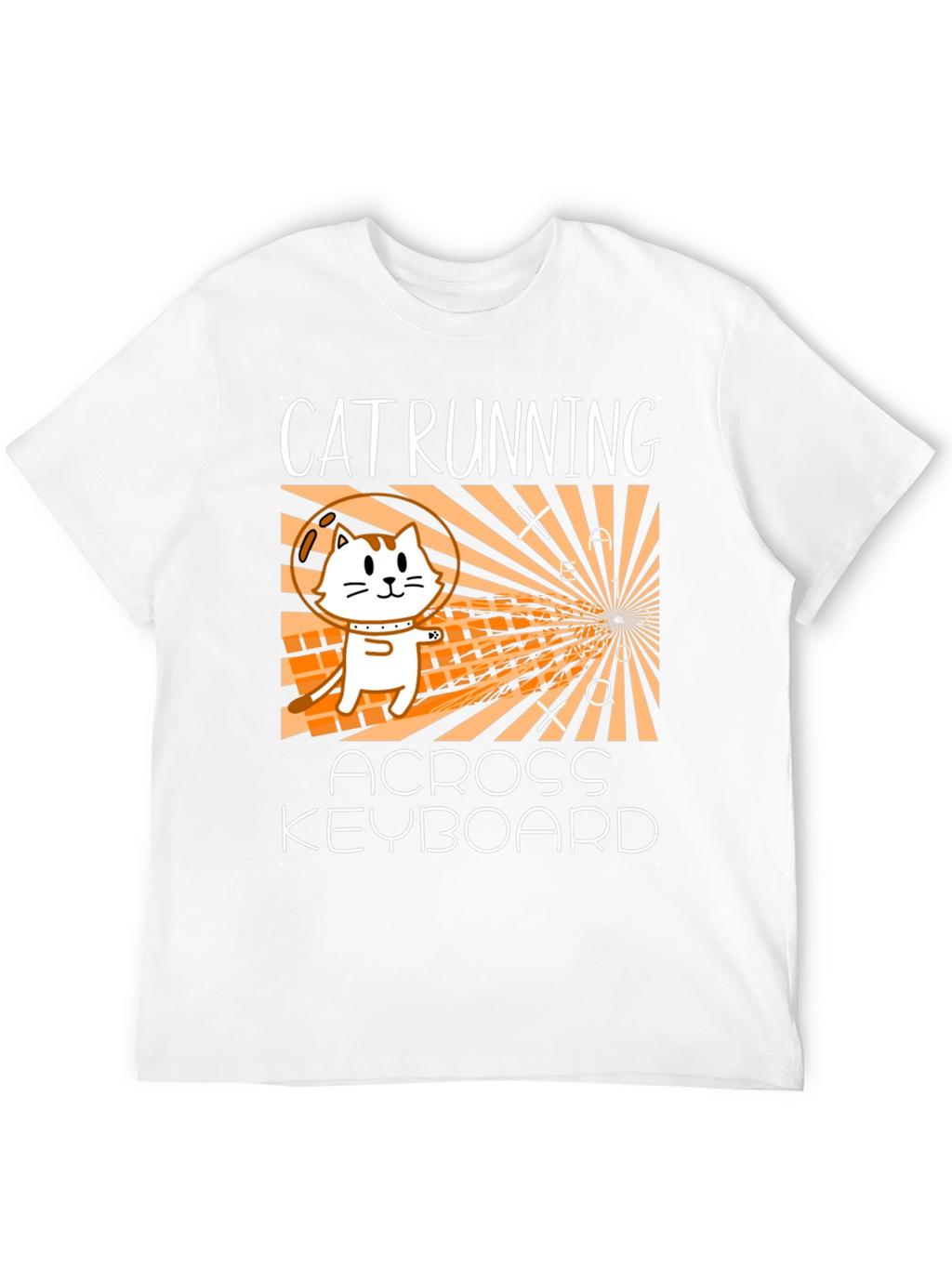 Cat Running Across Keyboard T-Shirt