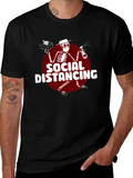 Social Distancing T-Shirt: Skeleton Design