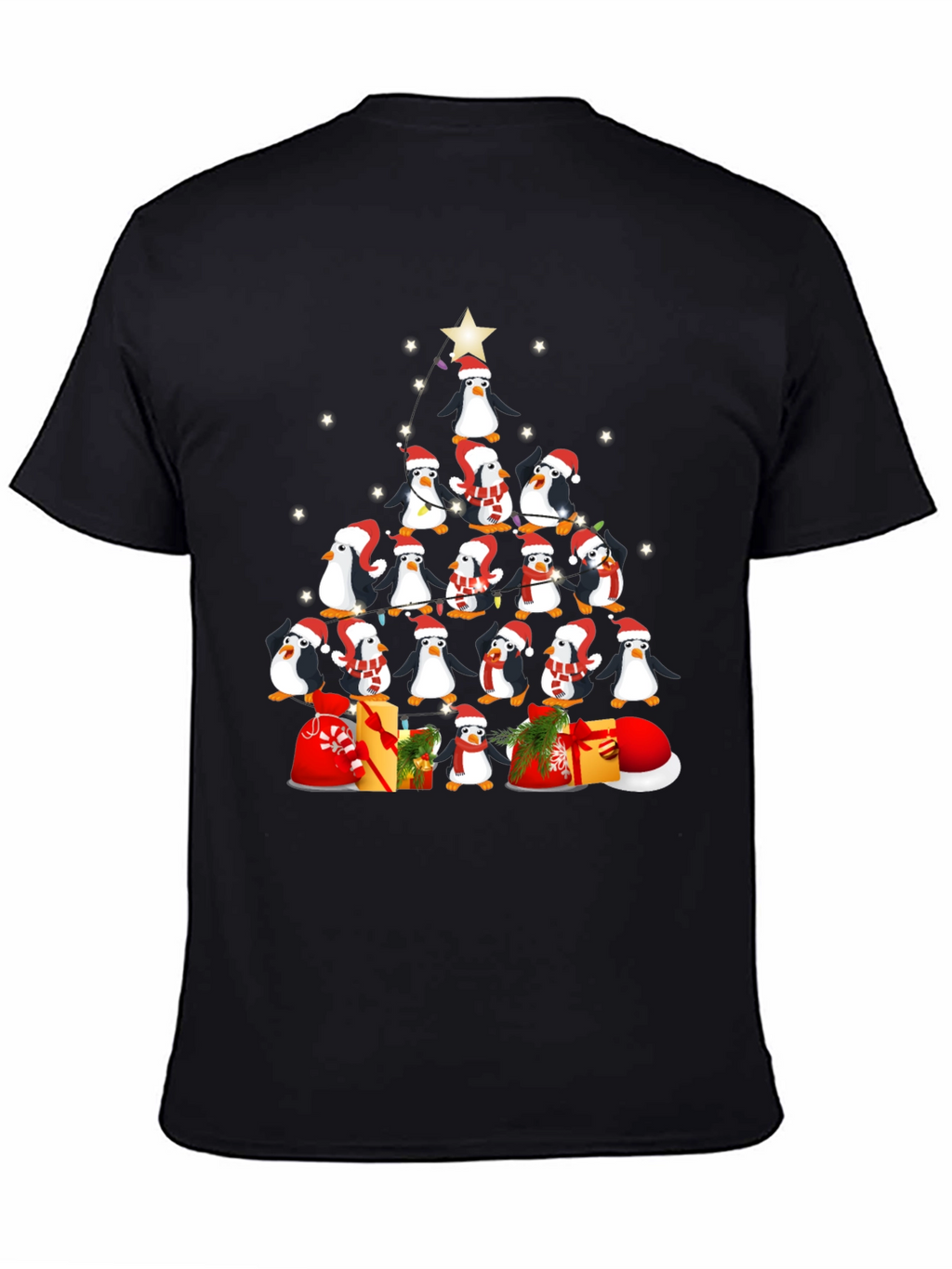 Penguin Christmas Tree T-Shirt