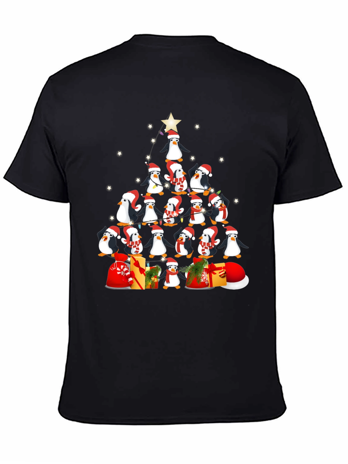 Penguin Christmas Tree T-Shirt