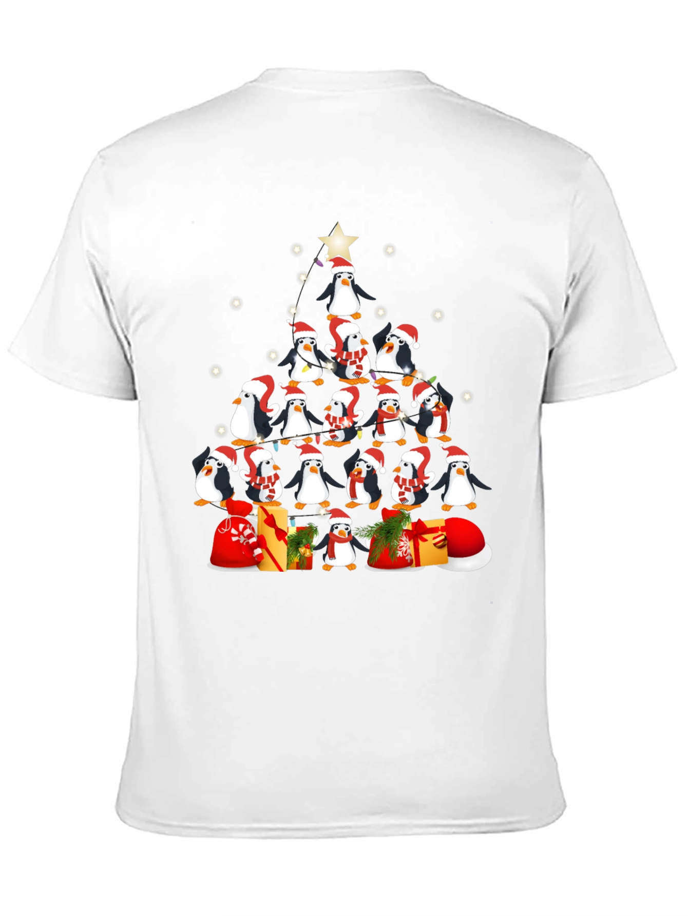 Penguin Christmas Tree T-Shirt