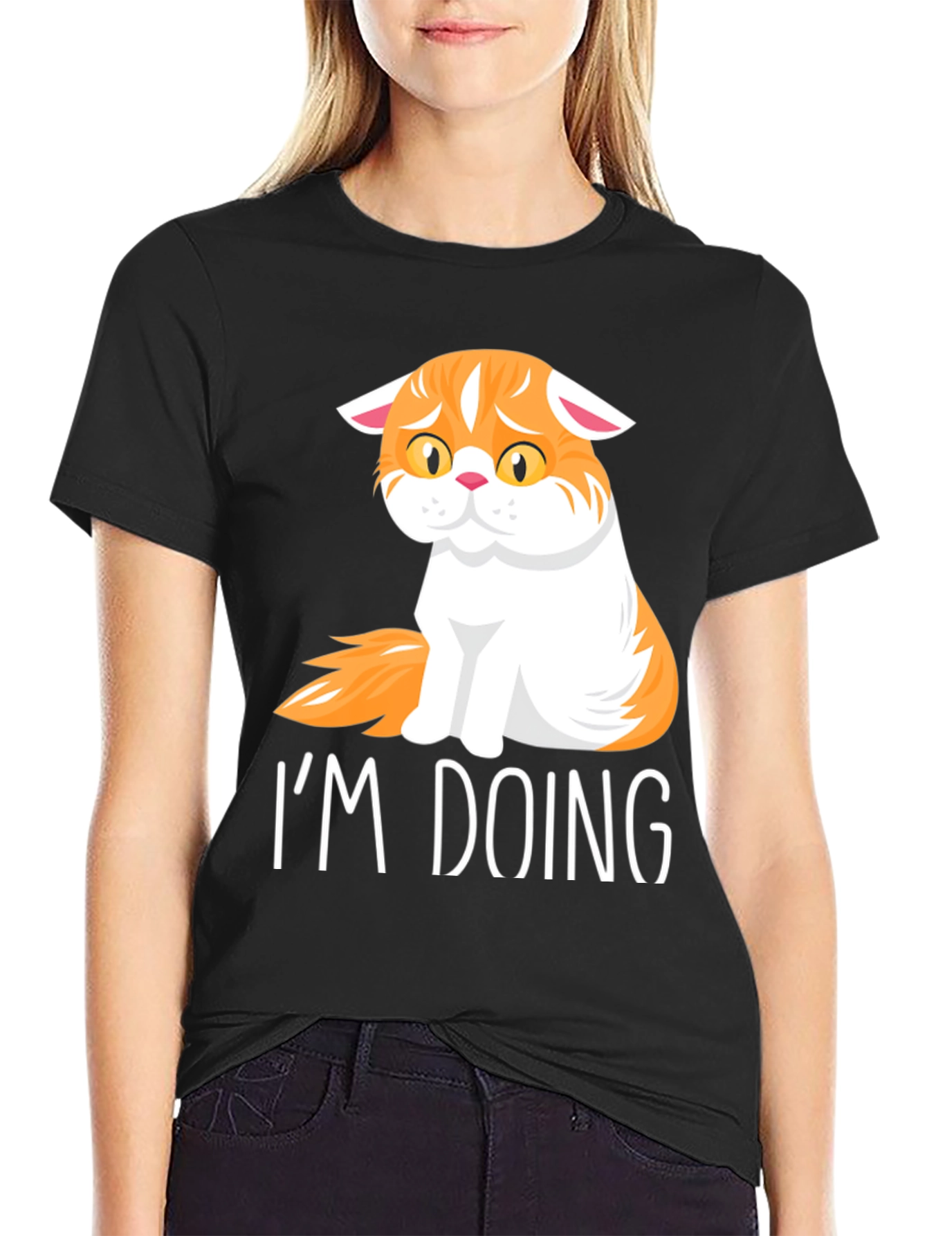 Im Doing Cat T-Shirt - Comfort & Style