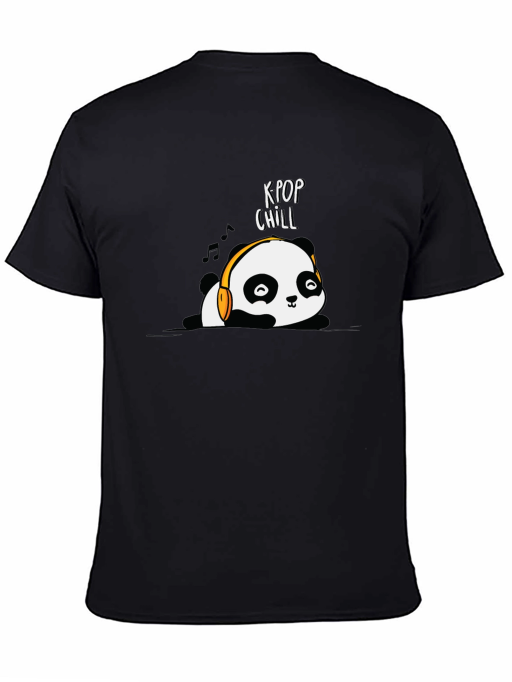 K-Pop Chill Panda Graphic T-Shirt
