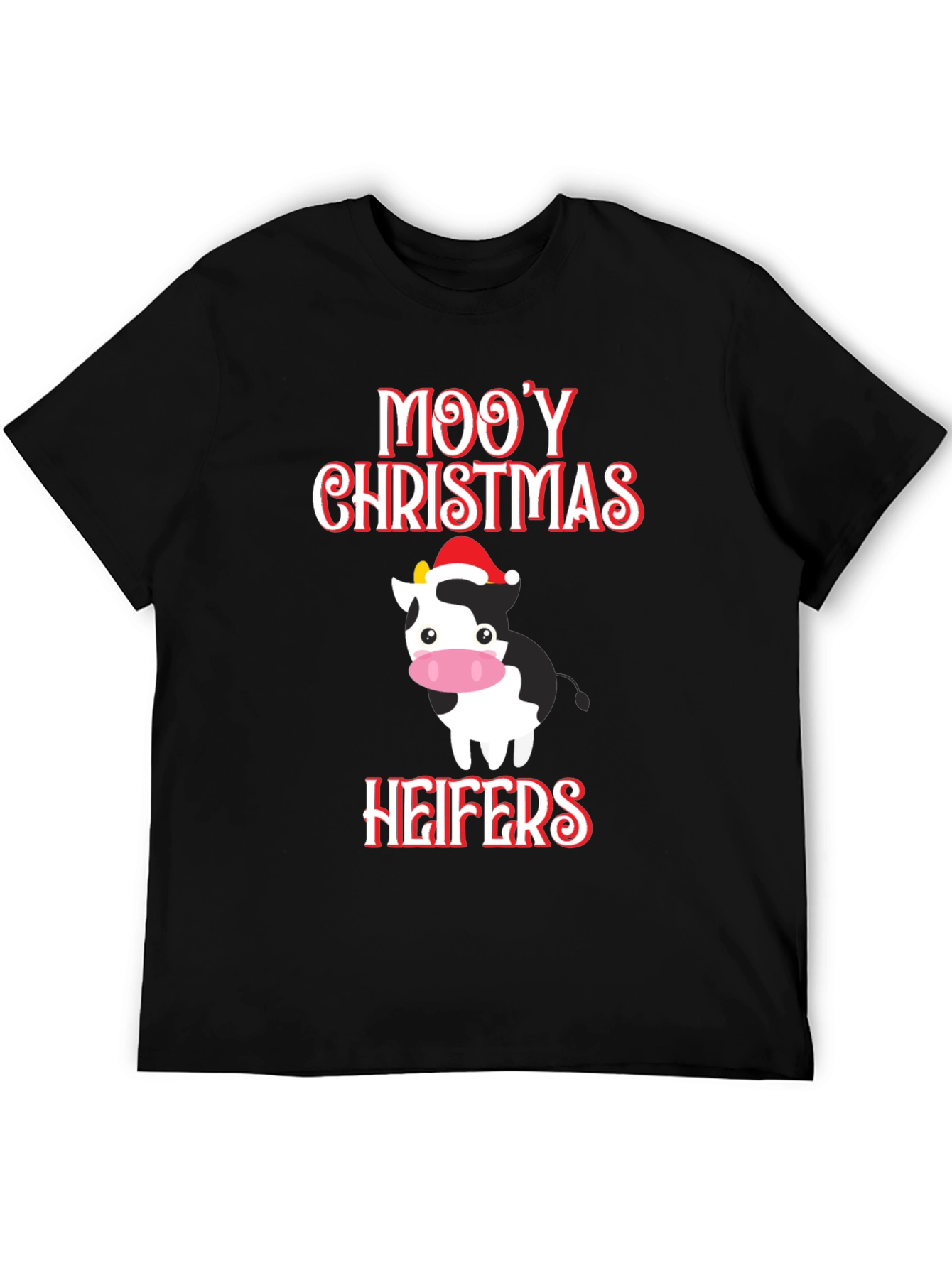 Mooy Christmas Heifers Graphic Tee