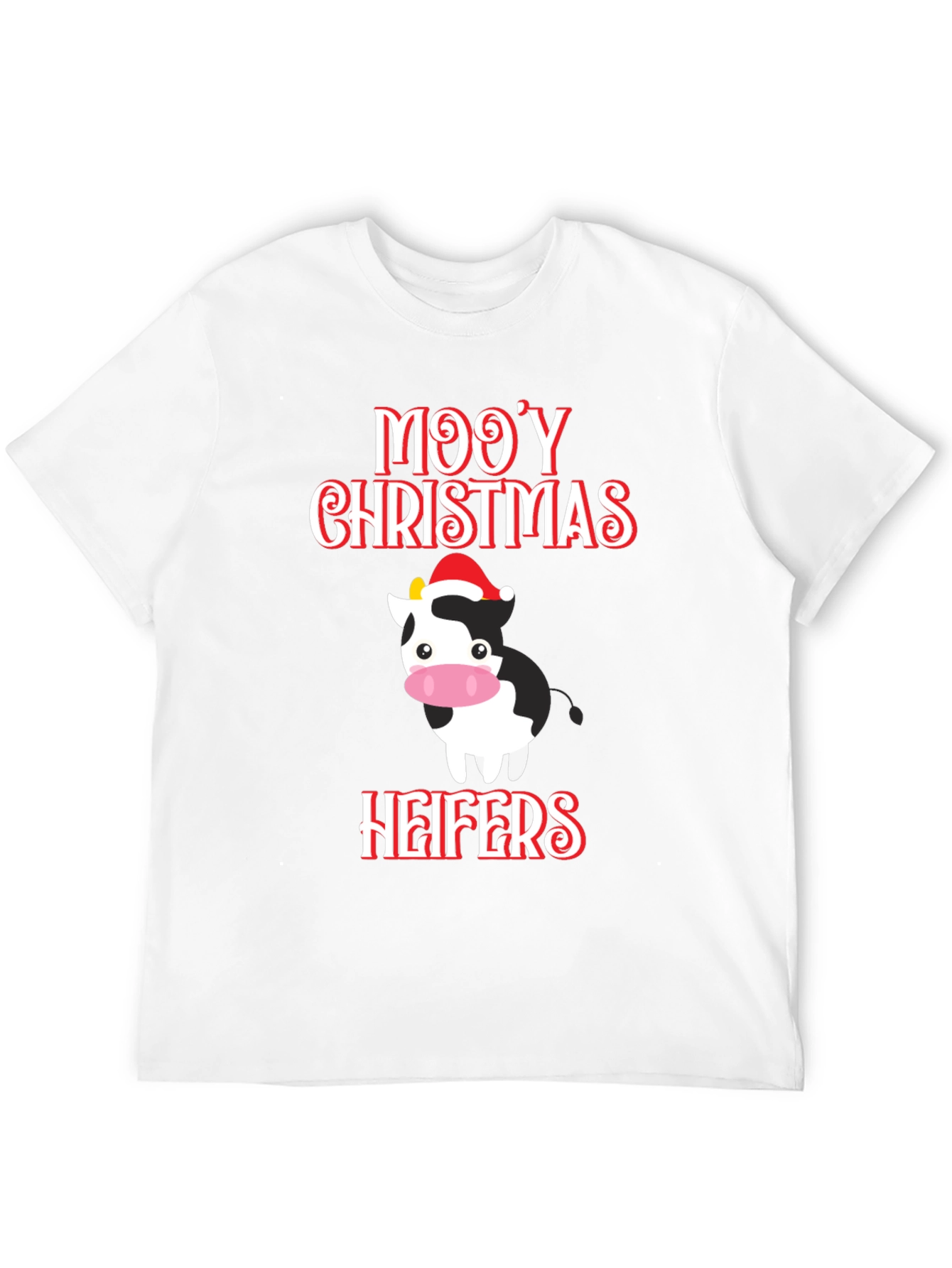Mooy Christmas Heifers Graphic Tee