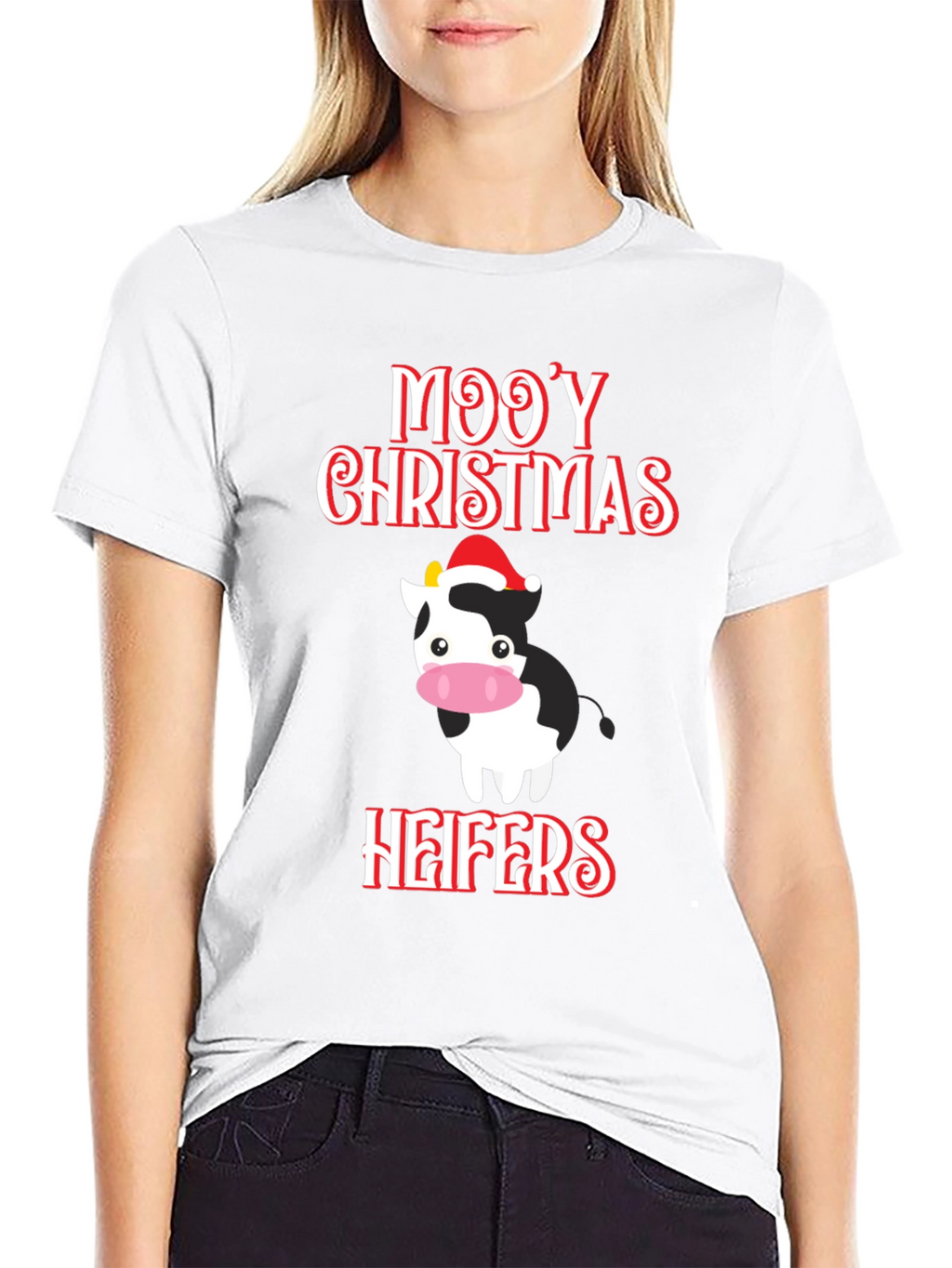 Mooy Christmas Heifers Graphic Tee