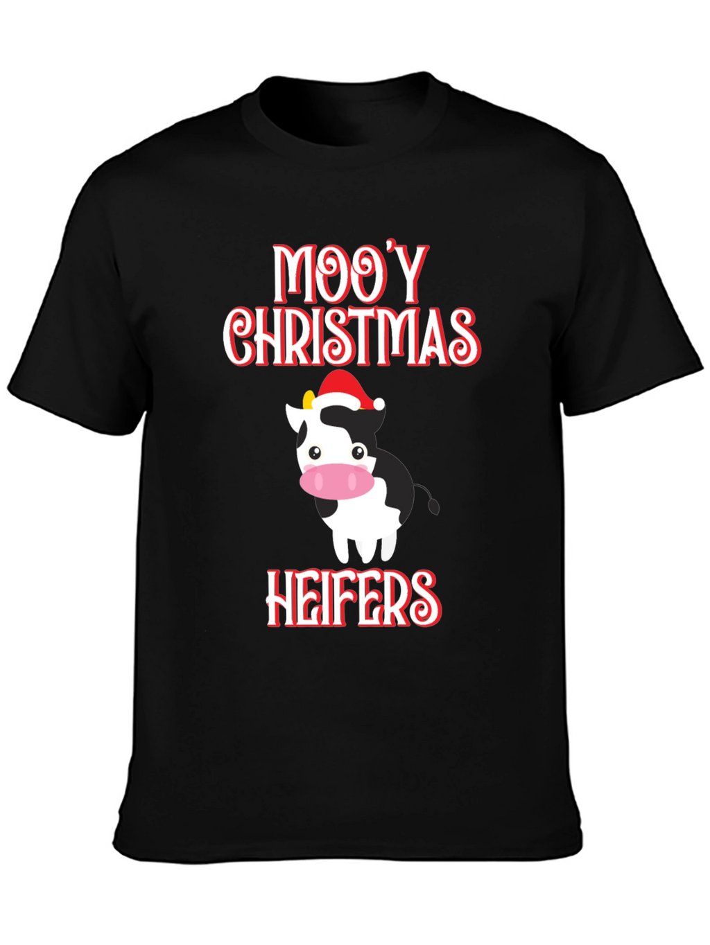 Mooy Christmas Heifers Graphic Tee