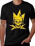 Skull King Graphic T-Shirt - Black