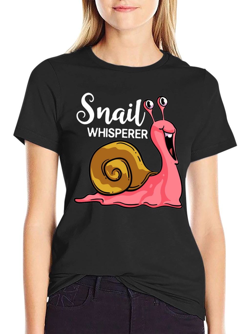 Snail Whisperer Graphic Tee - Novelty T-Shirt