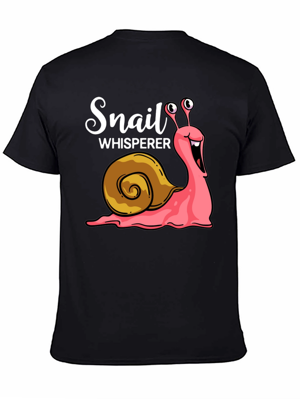 Snail Whisperer Graphic Tee - Novelty T-Shirt