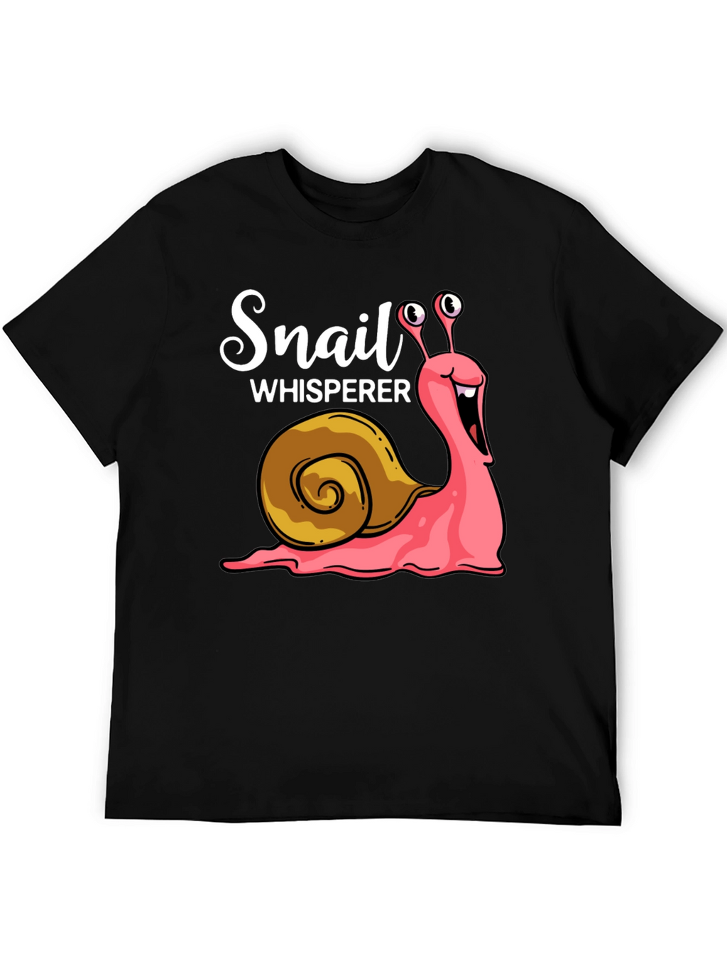 Snail Whisperer Graphic Tee - Novelty T-Shirt