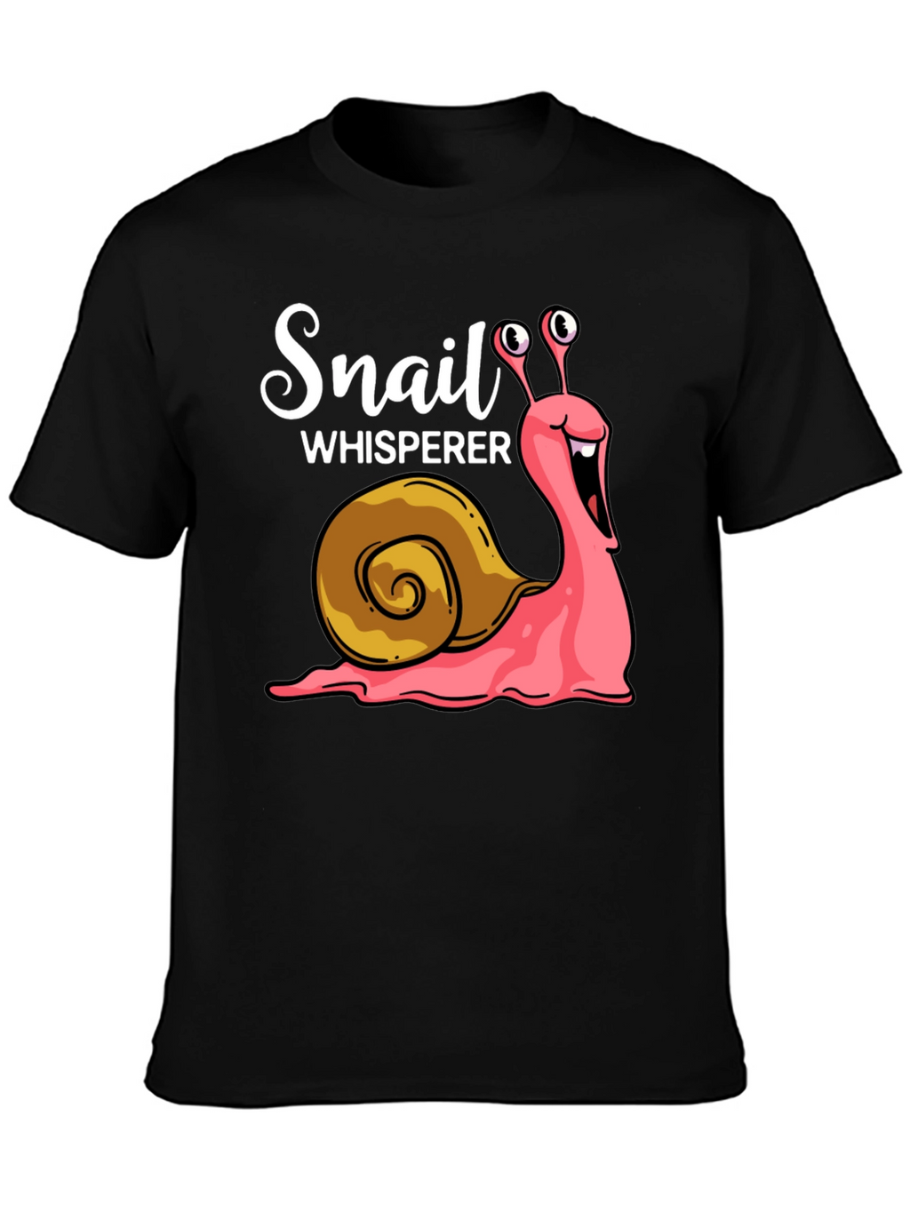 Snail Whisperer Graphic Tee - Novelty T-Shirt