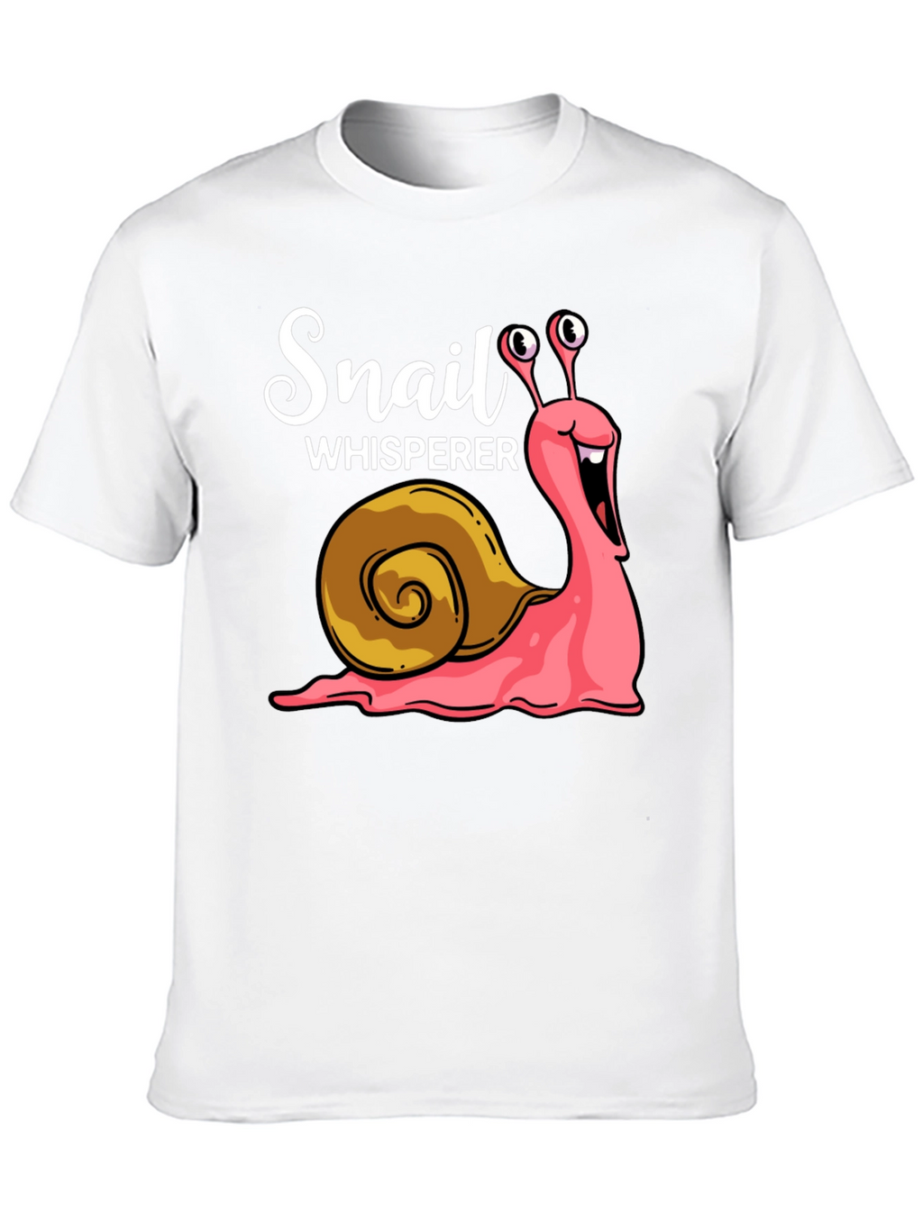 Snail Whisperer Graphic Tee - Novelty T-Shirt