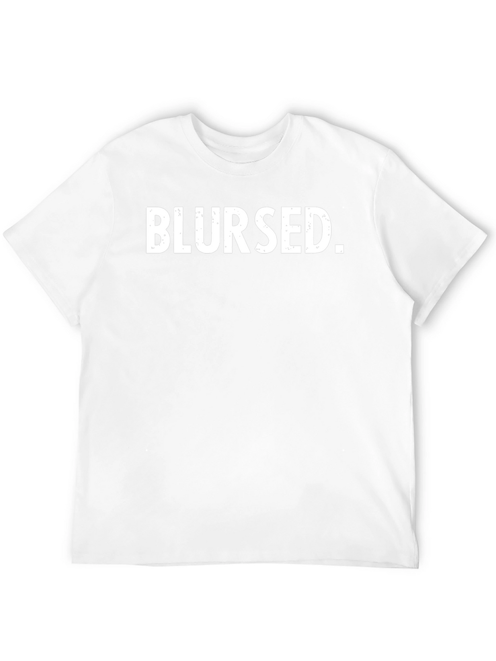 Blursed Graphic Tee - Black Cotton T-Shirt