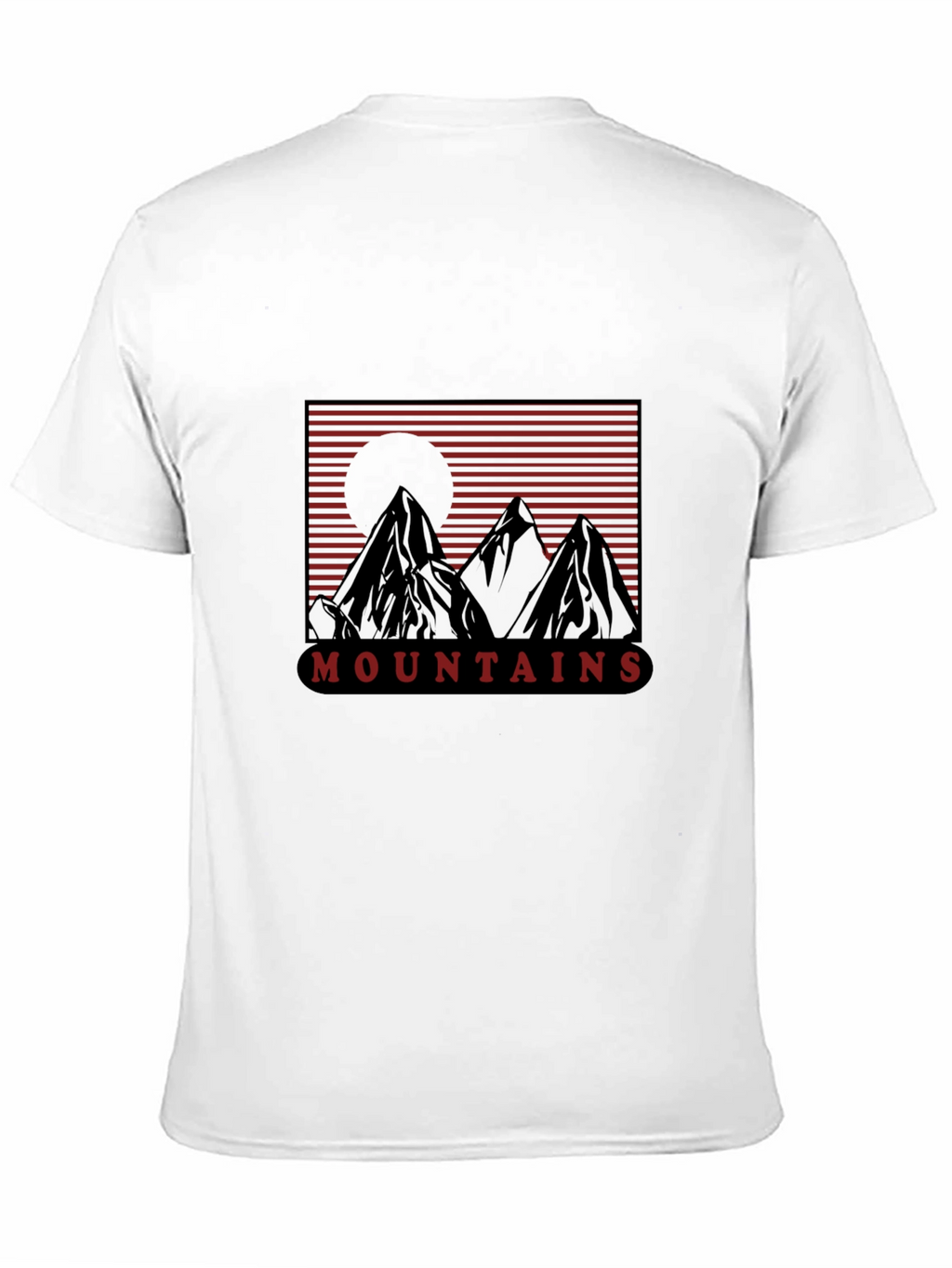Mountain Graphic Tee - Retro Style
