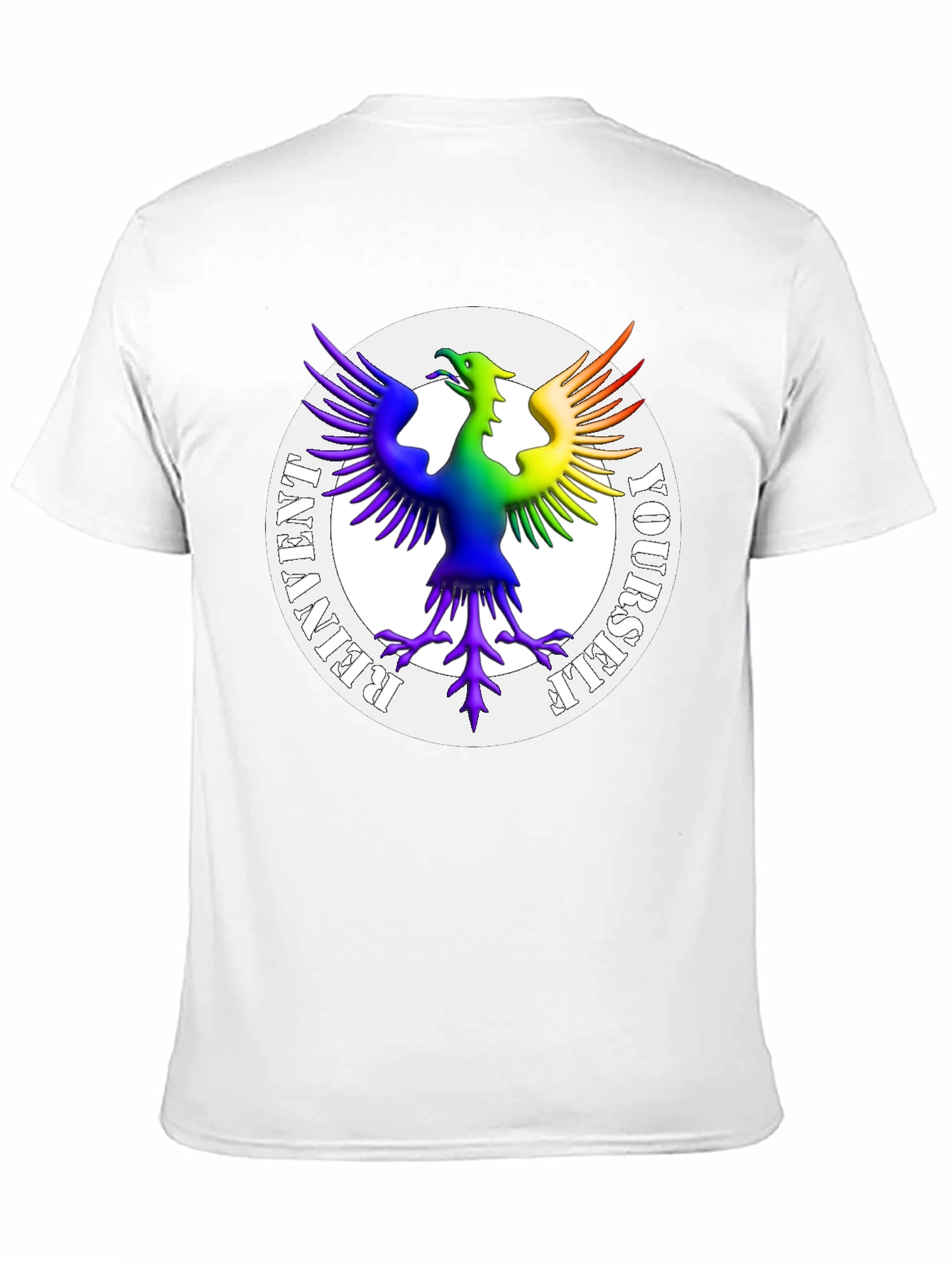 Rainbow Phoenix Reinvent Yourself T-Shirt