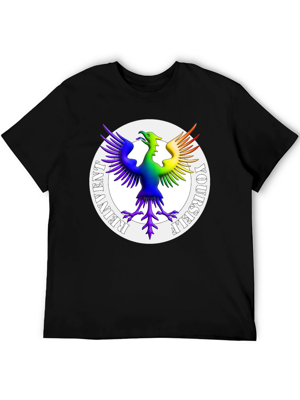 Rainbow Phoenix Reinvent Yourself T-Shirt