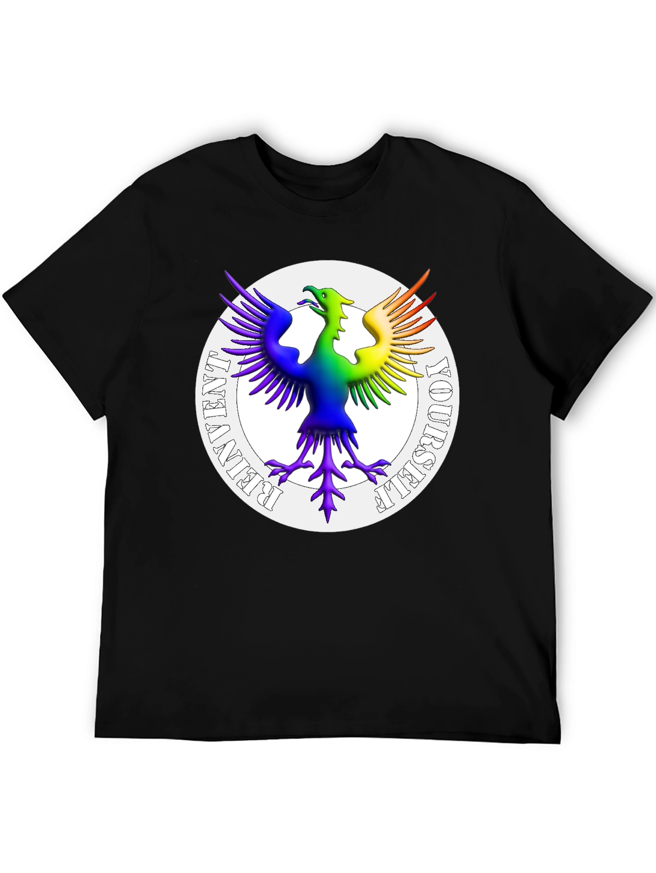 Rainbow Phoenix Reinvent Yourself T-Shirt