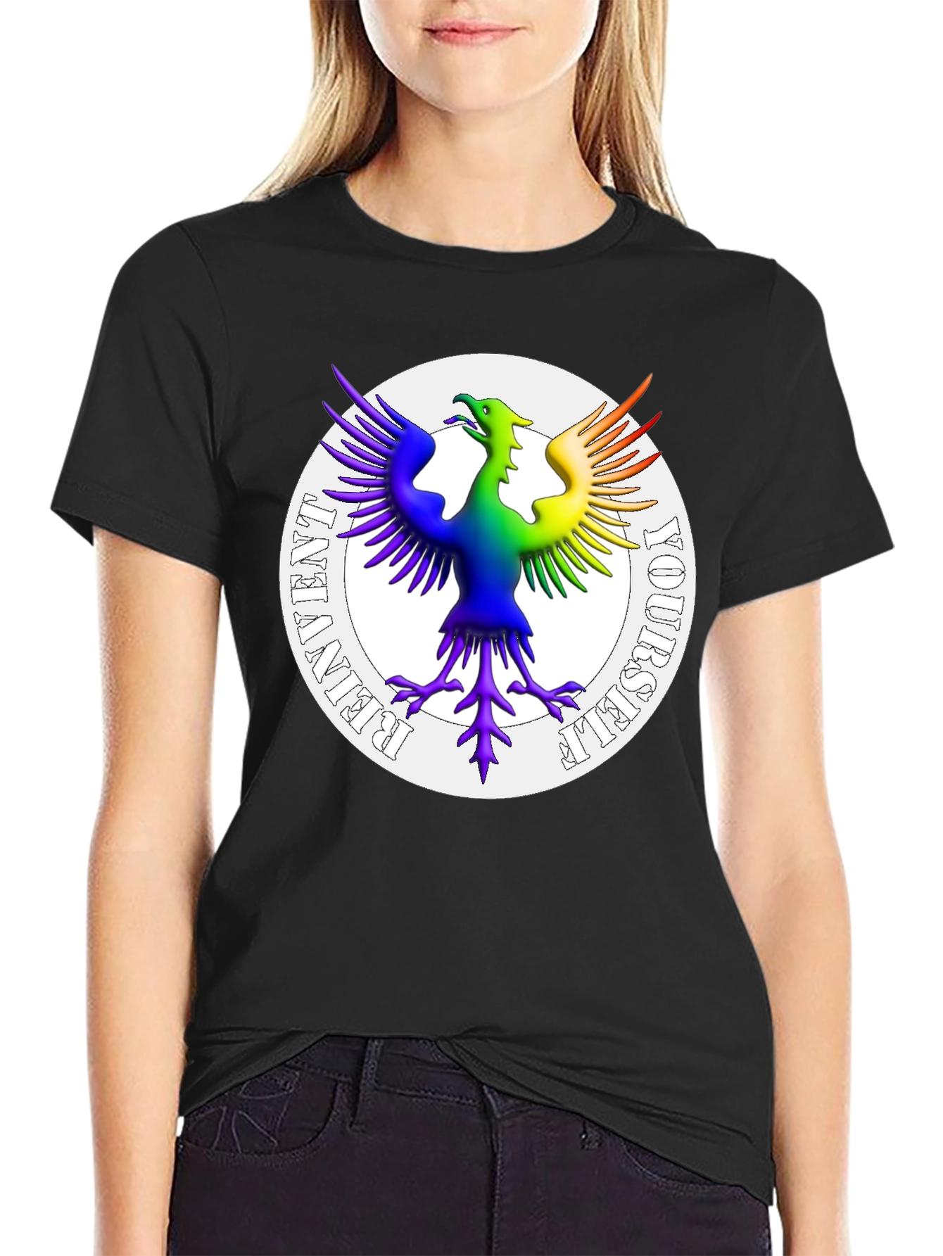 Rainbow Phoenix Reinvent Yourself T-Shirt