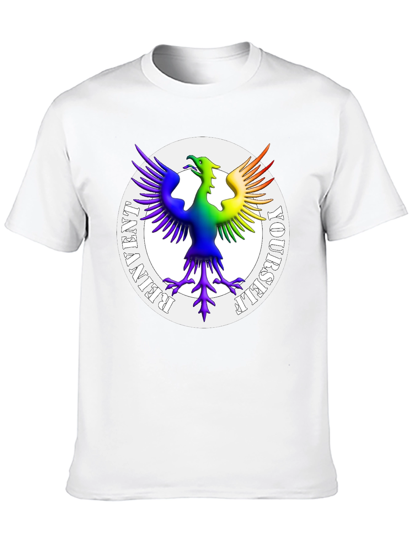 Rainbow Phoenix Reinvent Yourself T-Shirt