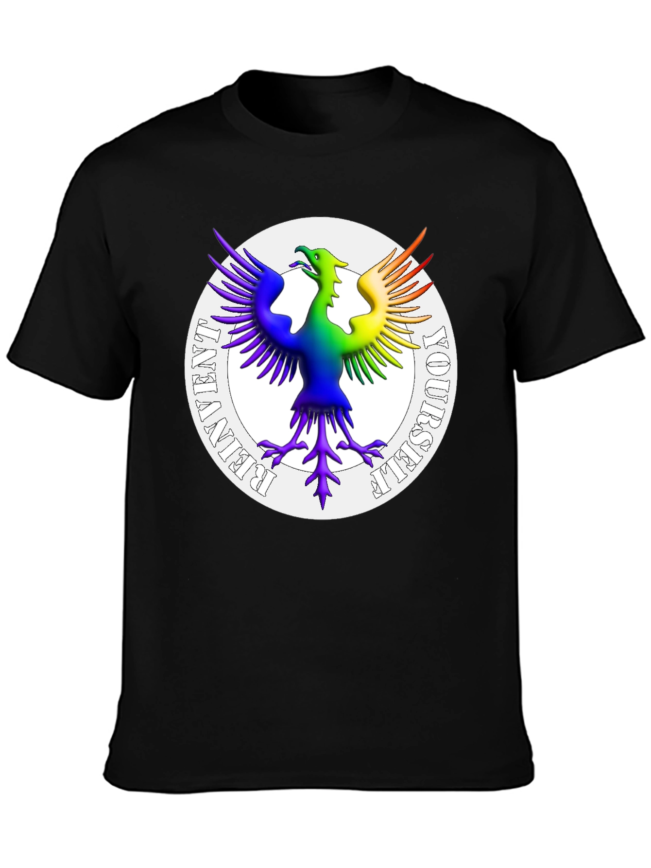 Rainbow Phoenix Reinvent Yourself T-Shirt