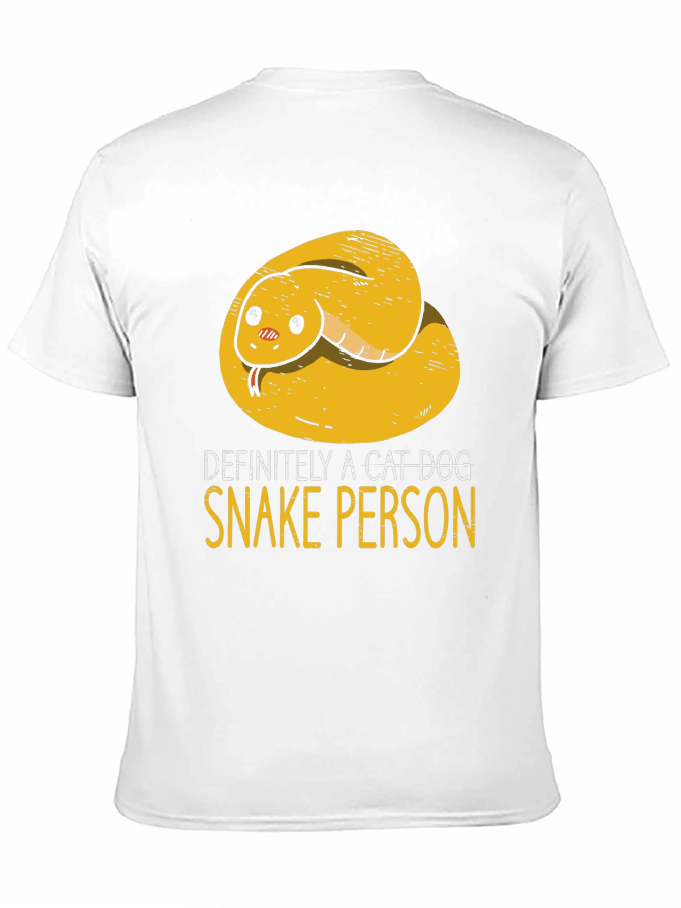 Definitely A Cat Dog Snake Person T-Shirt