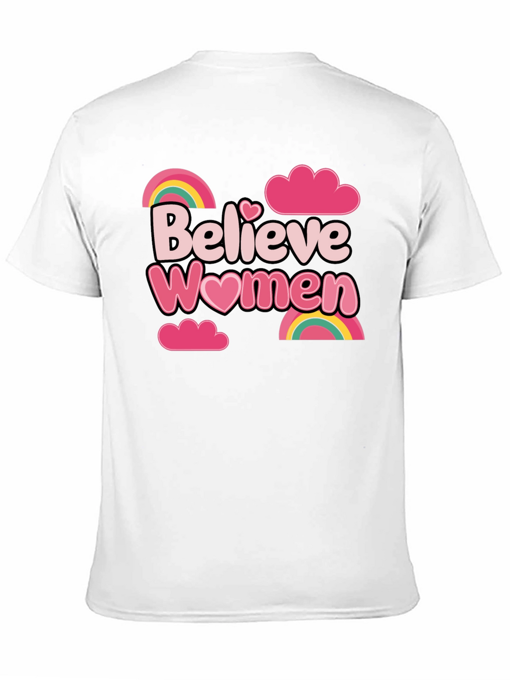 Believe Women Graphic Tee - Black