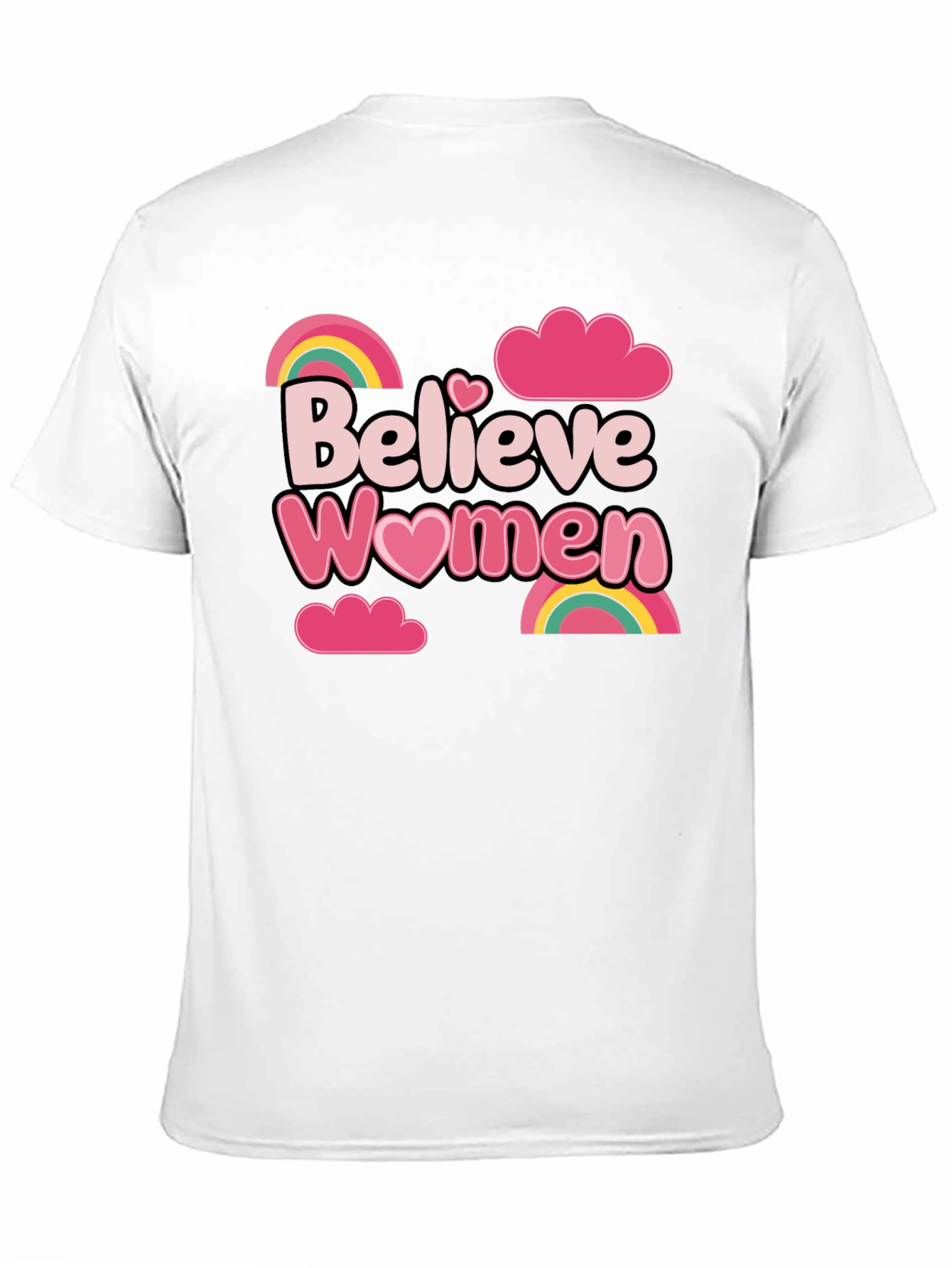 Believe Women Graphic Tee - Black