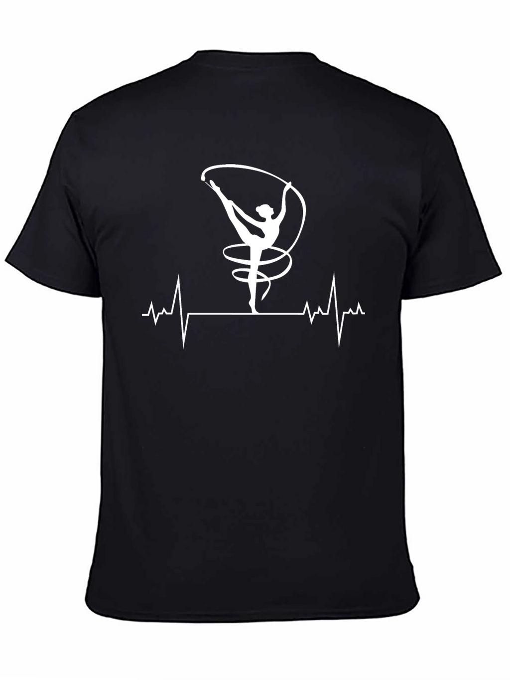 Gymnast Heartbeat T-Shirt - Black
