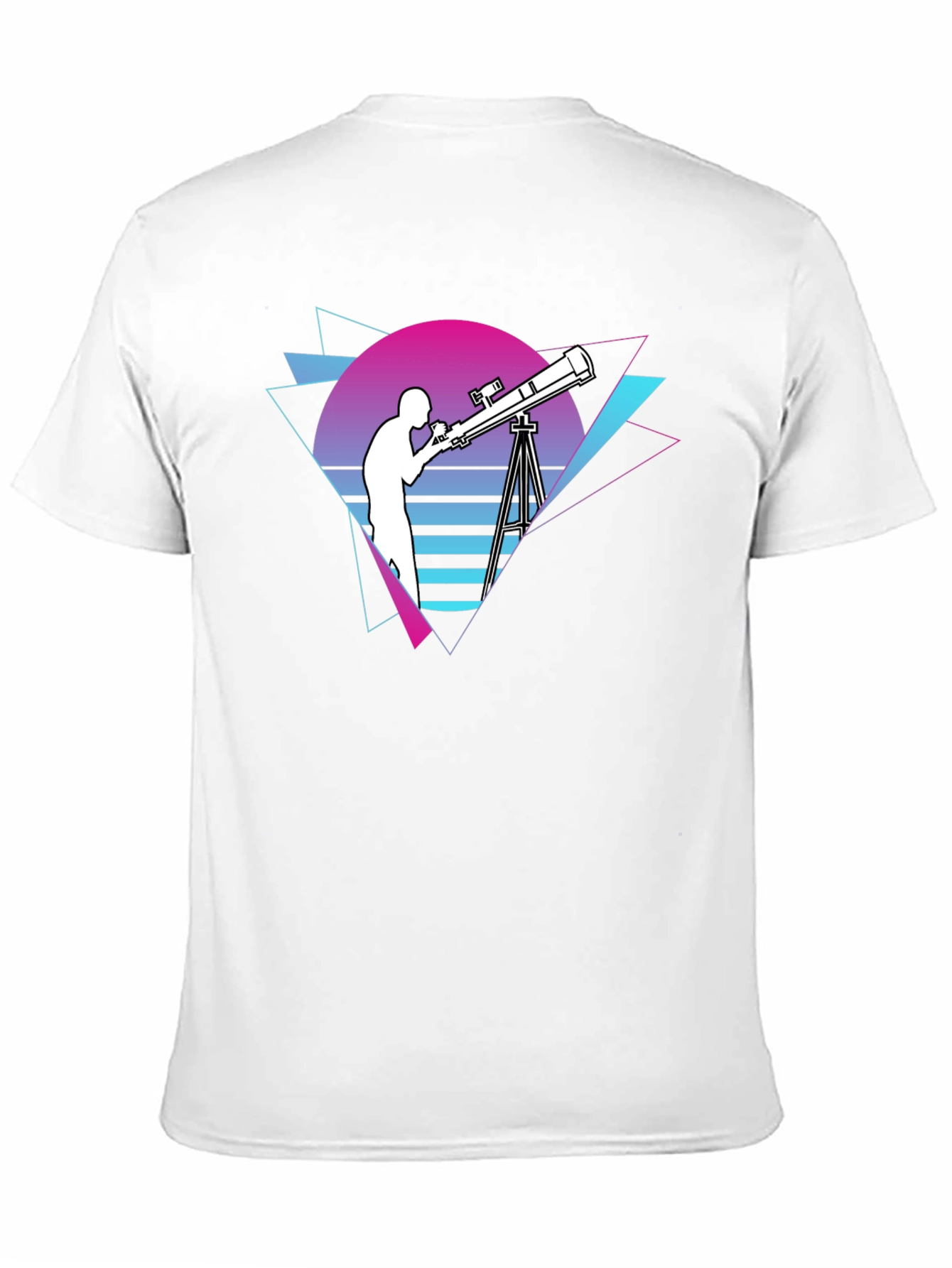 Retro Telescope Graphic T-Shirt