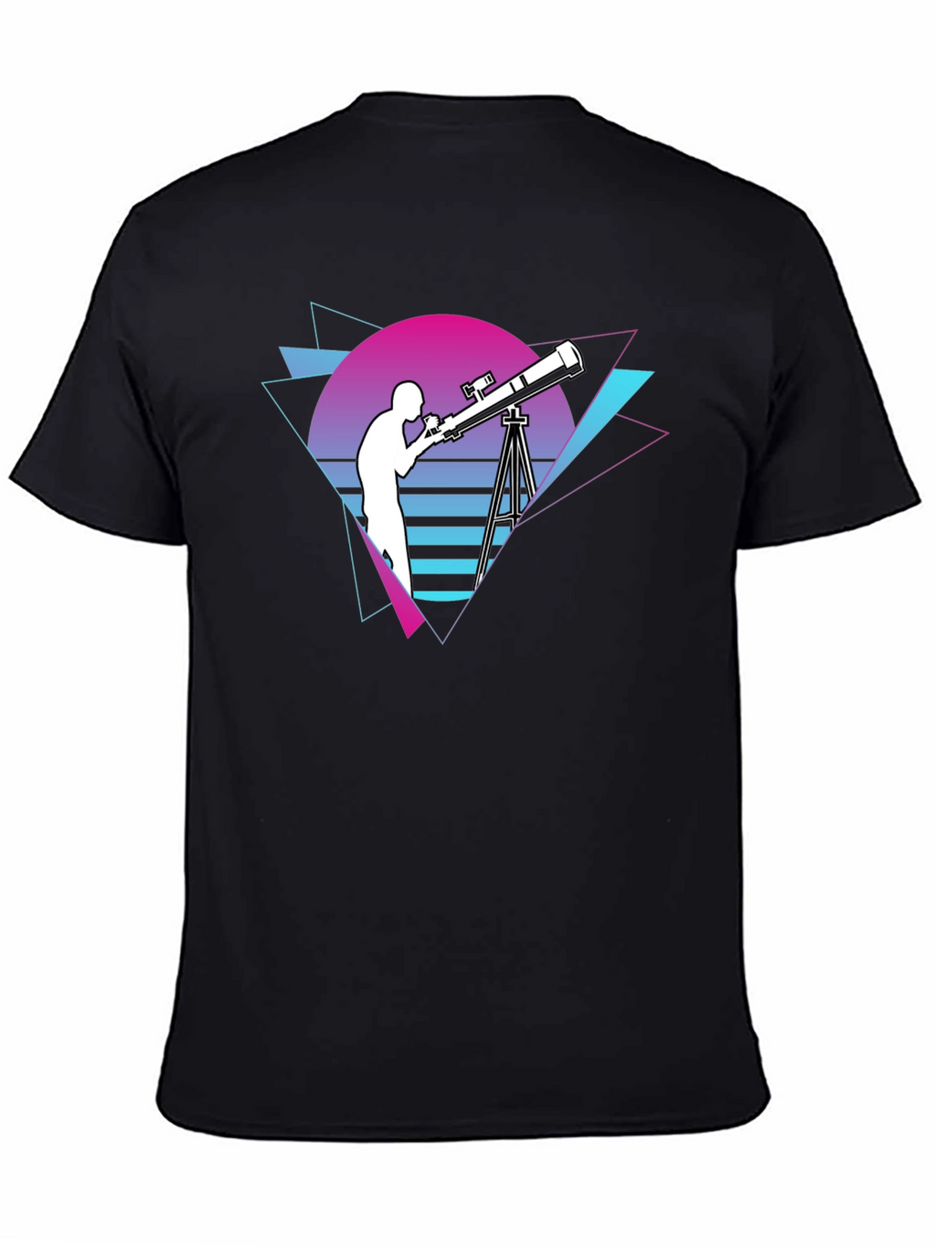 Retro Telescope Graphic T-Shirt