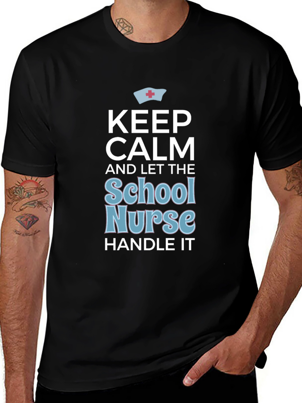 Keep Calm School Nurse T-Shirt