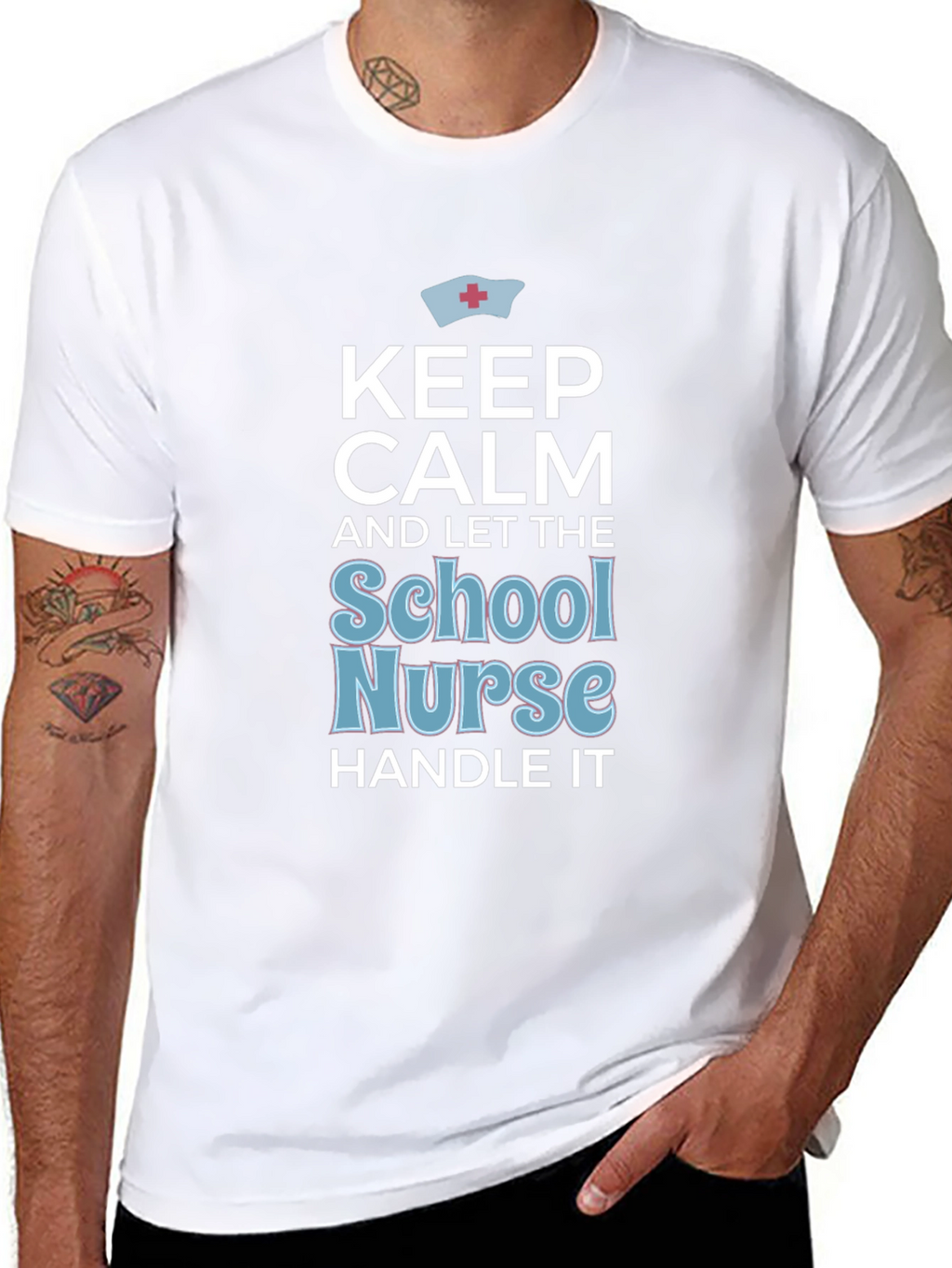 Keep Calm School Nurse T-Shirt