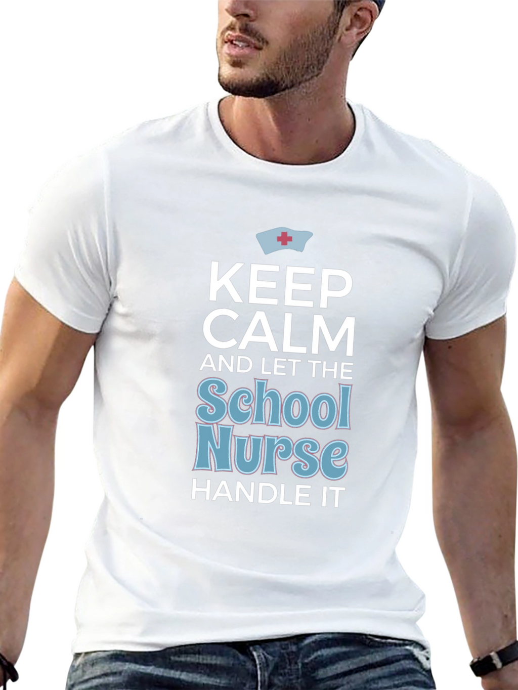 Keep Calm School Nurse T-Shirt