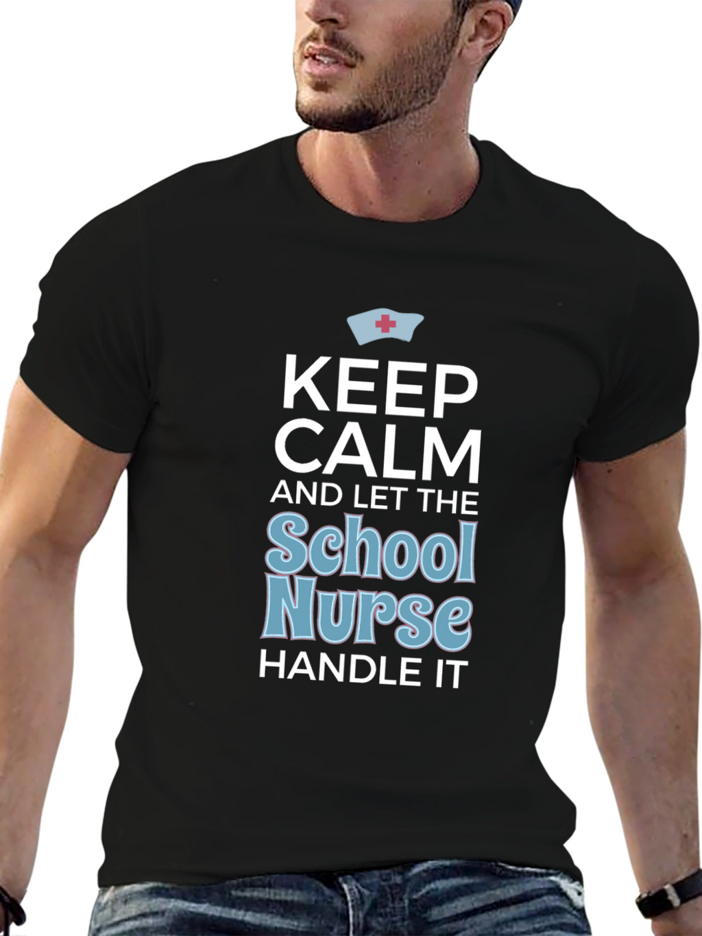 Keep Calm School Nurse T-Shirt
