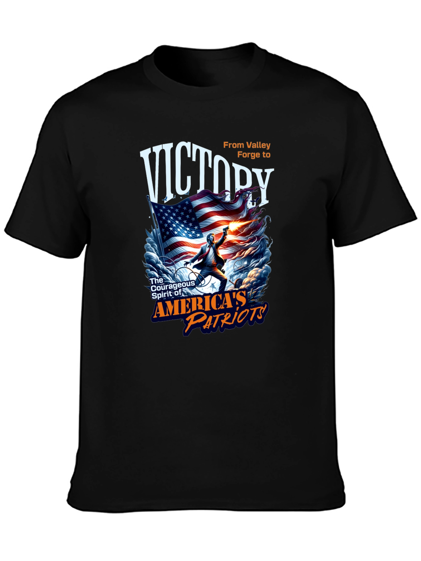 Victory Patriotic Graphic T-Shirt