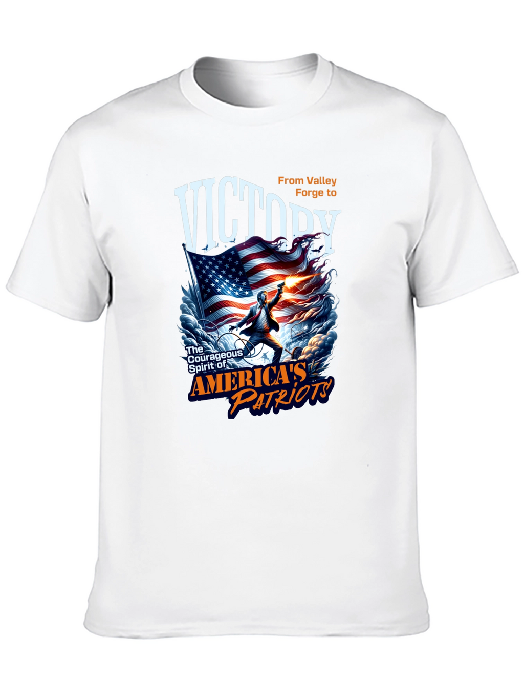 Victory Patriotic Graphic T-Shirt