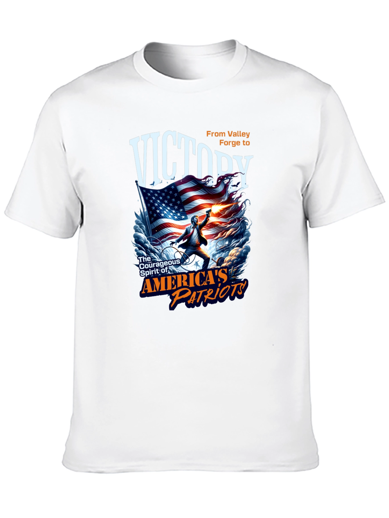 Victory Patriotic Graphic T-Shirt