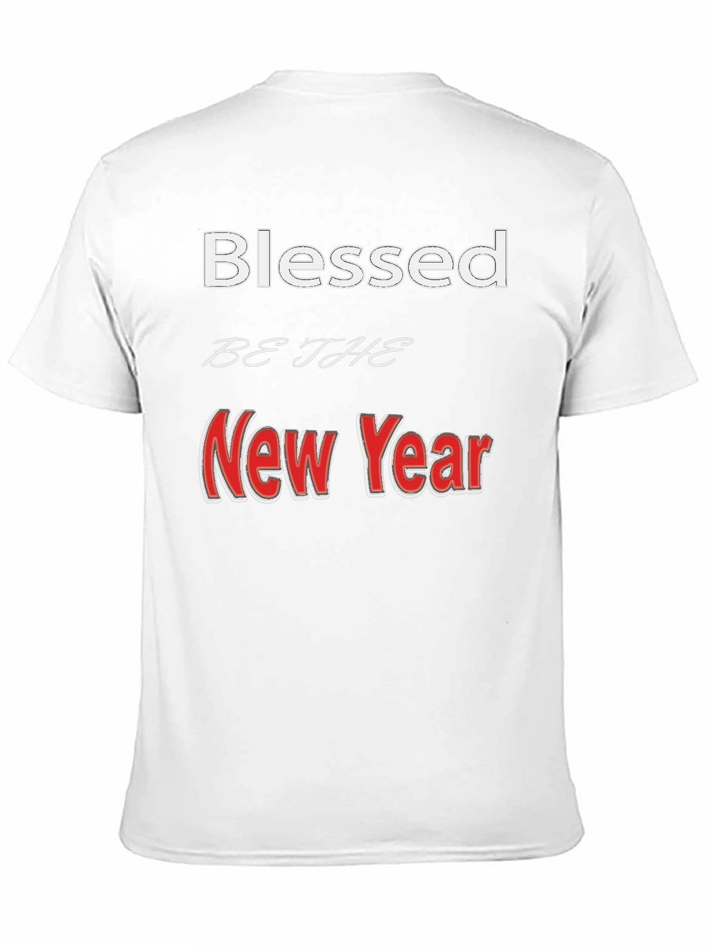 Blessed New Year Graphic Tee - Stylish Holiday Apparel