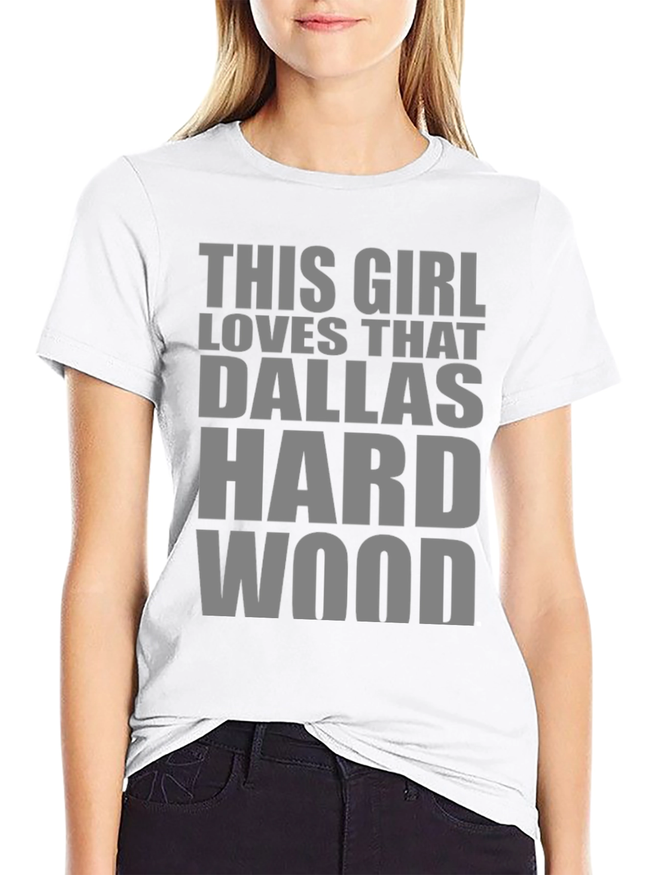 This Girl Loves That Dallas Hardwood T-Shirt