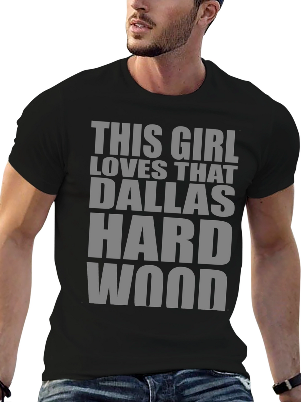 This Girl Loves That Dallas Hardwood T-Shirt