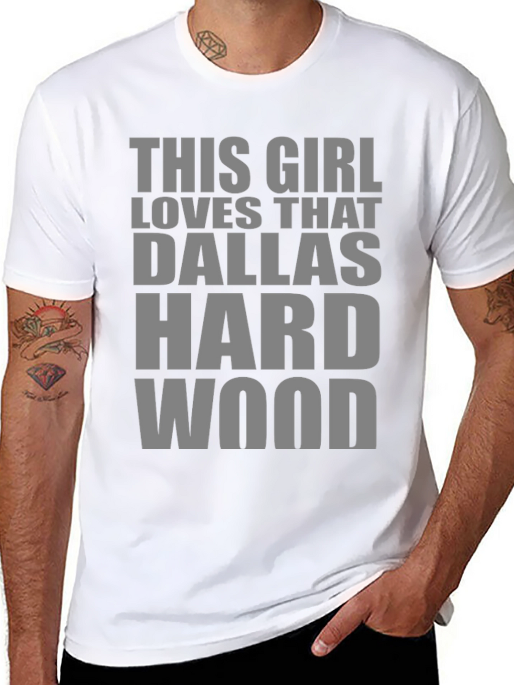 This Girl Loves That Dallas Hardwood T-Shirt