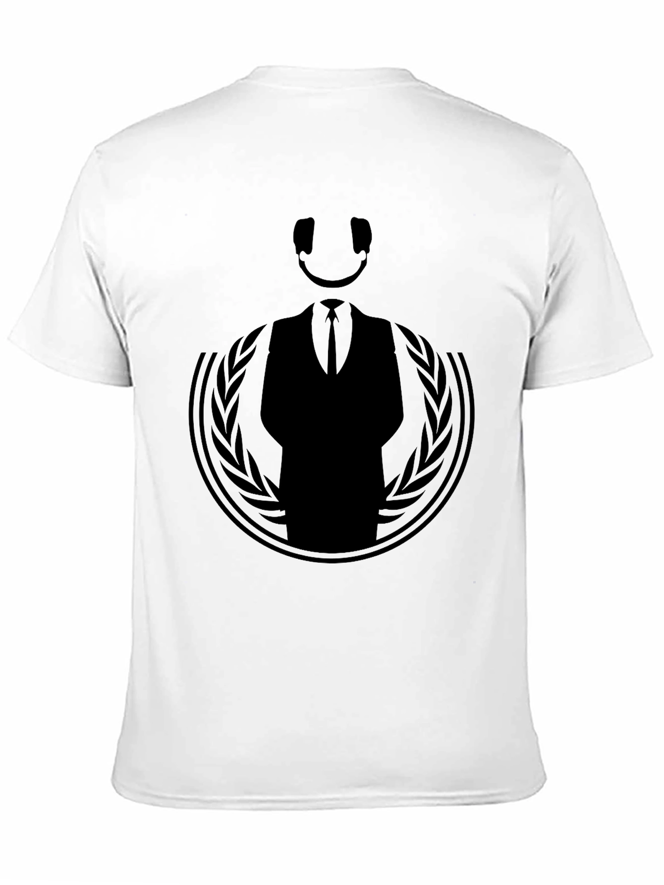 Mens Anonymous Graphic Black T-Shirt