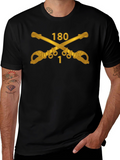 180th Cavalry Regiment T-Shirt - Black