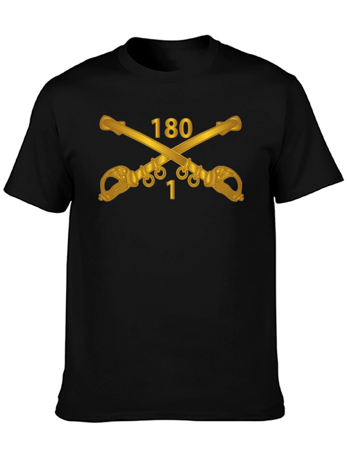180th Cavalry Regiment T-Shirt - Black