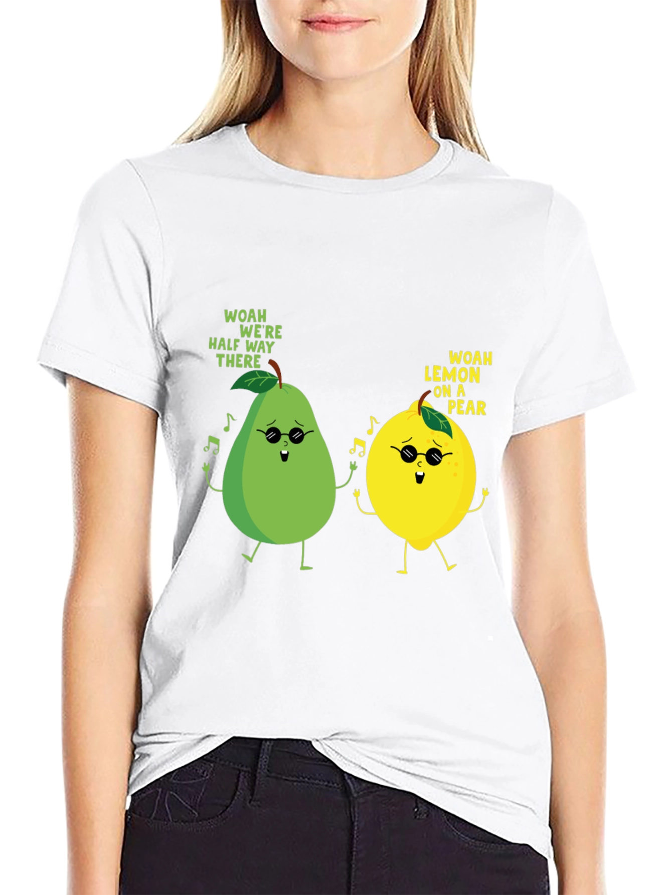 Woah! Pear & Lemon Graphic Tee
