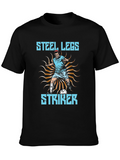 Steel Legs Striker Soccer T-Shirt
