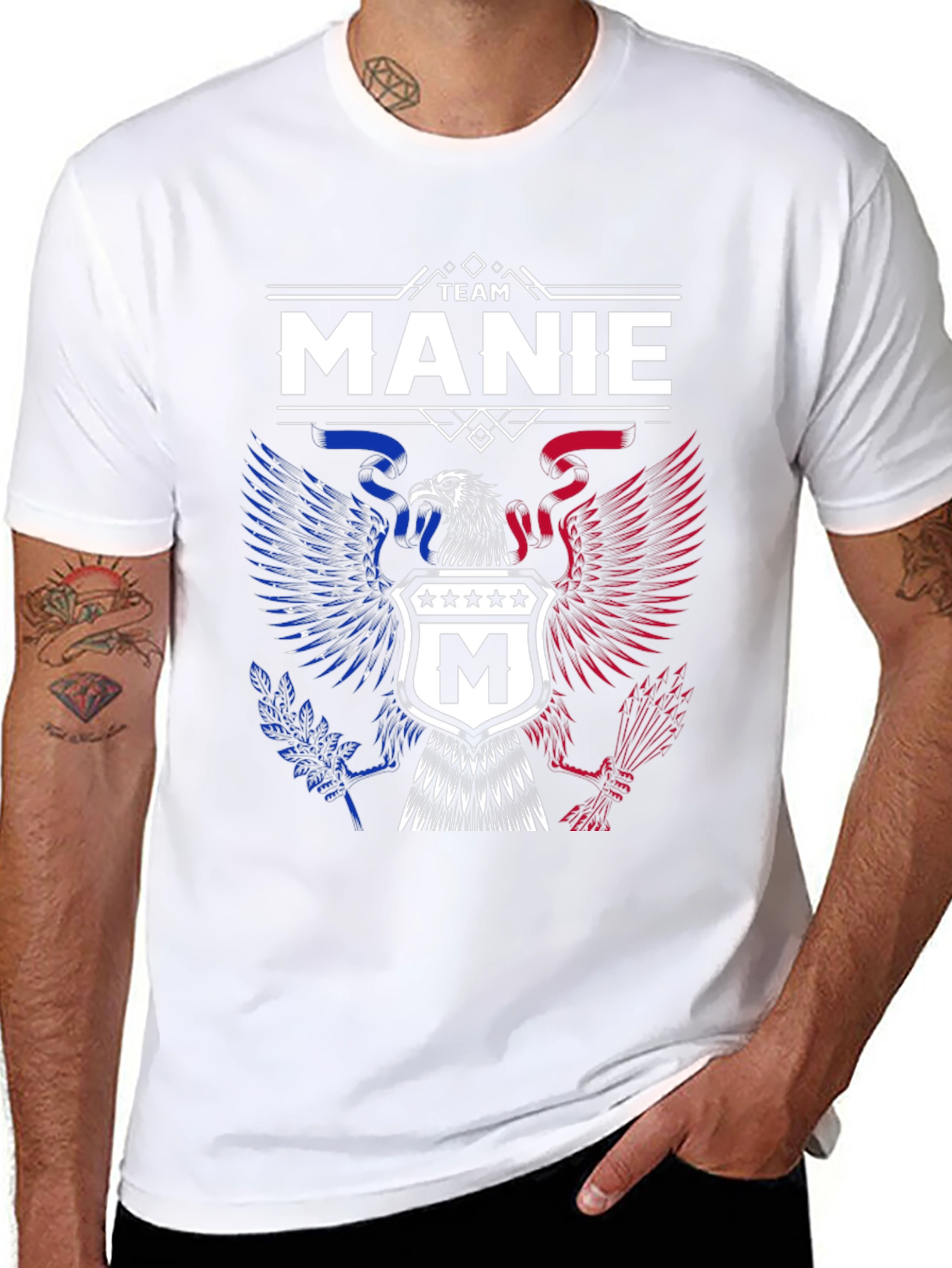 Team Manie Patriotic Eagle T-Shirt